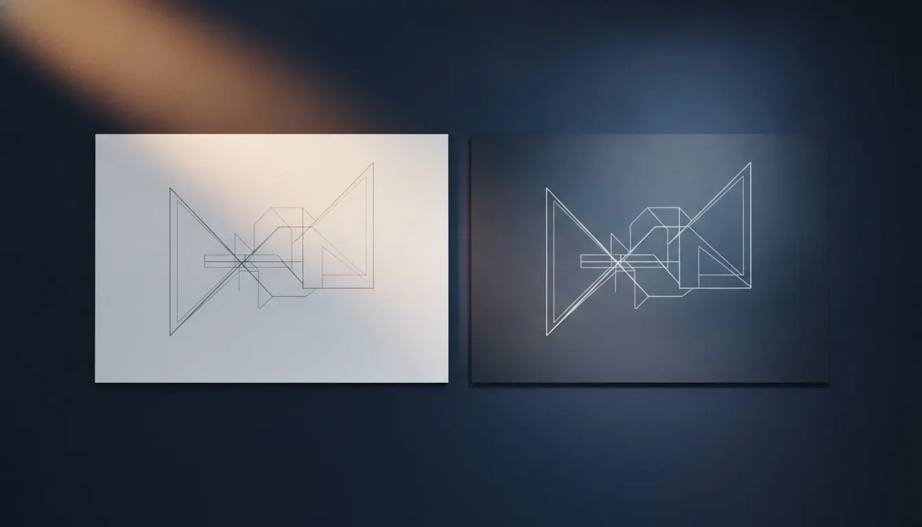 Two visually identical pages, one made of text and one a photograph