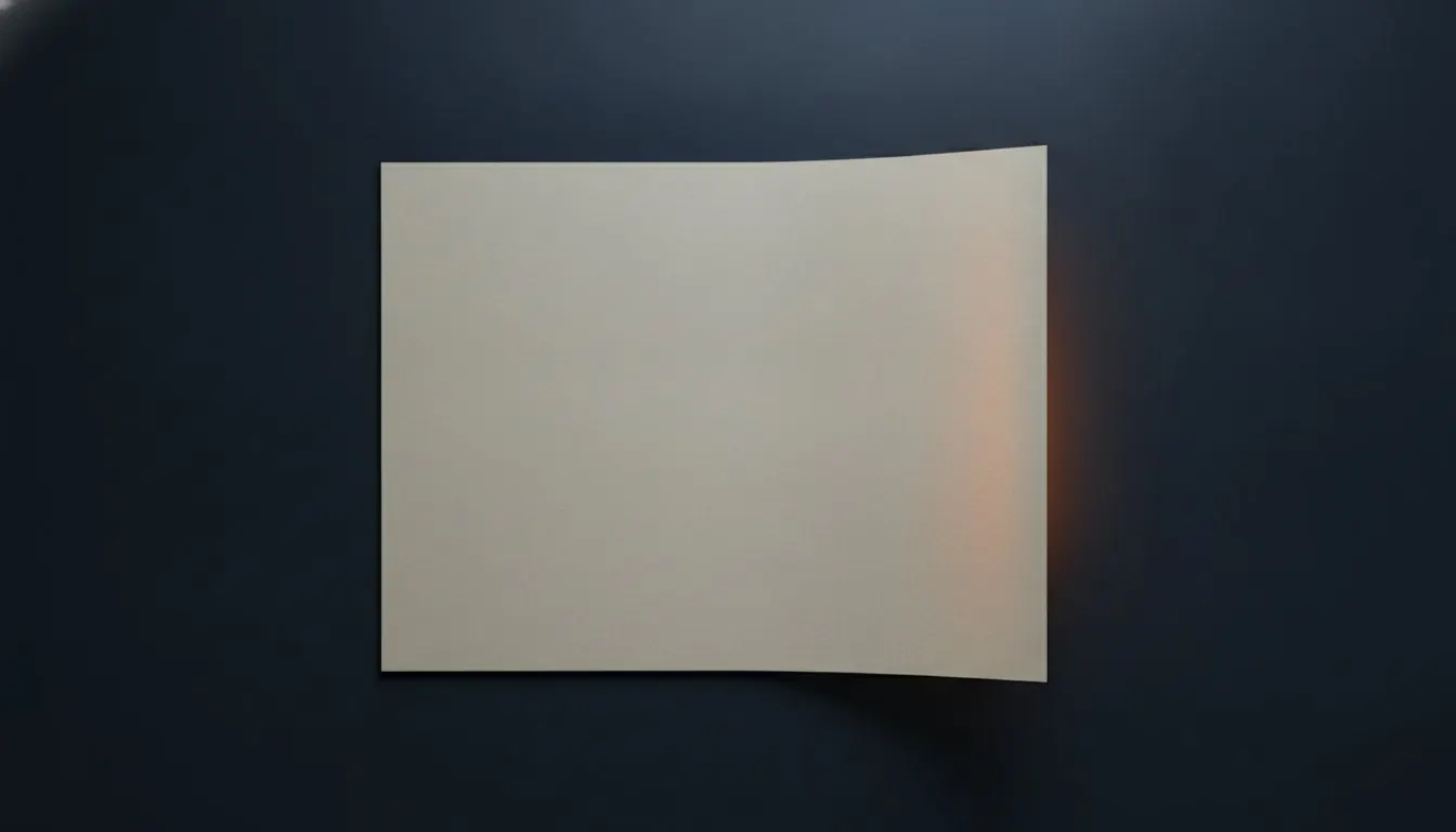 A closed document that will not open, with one corner lifted