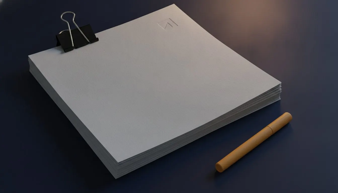 A thick printed and numbered revision pack on a desk