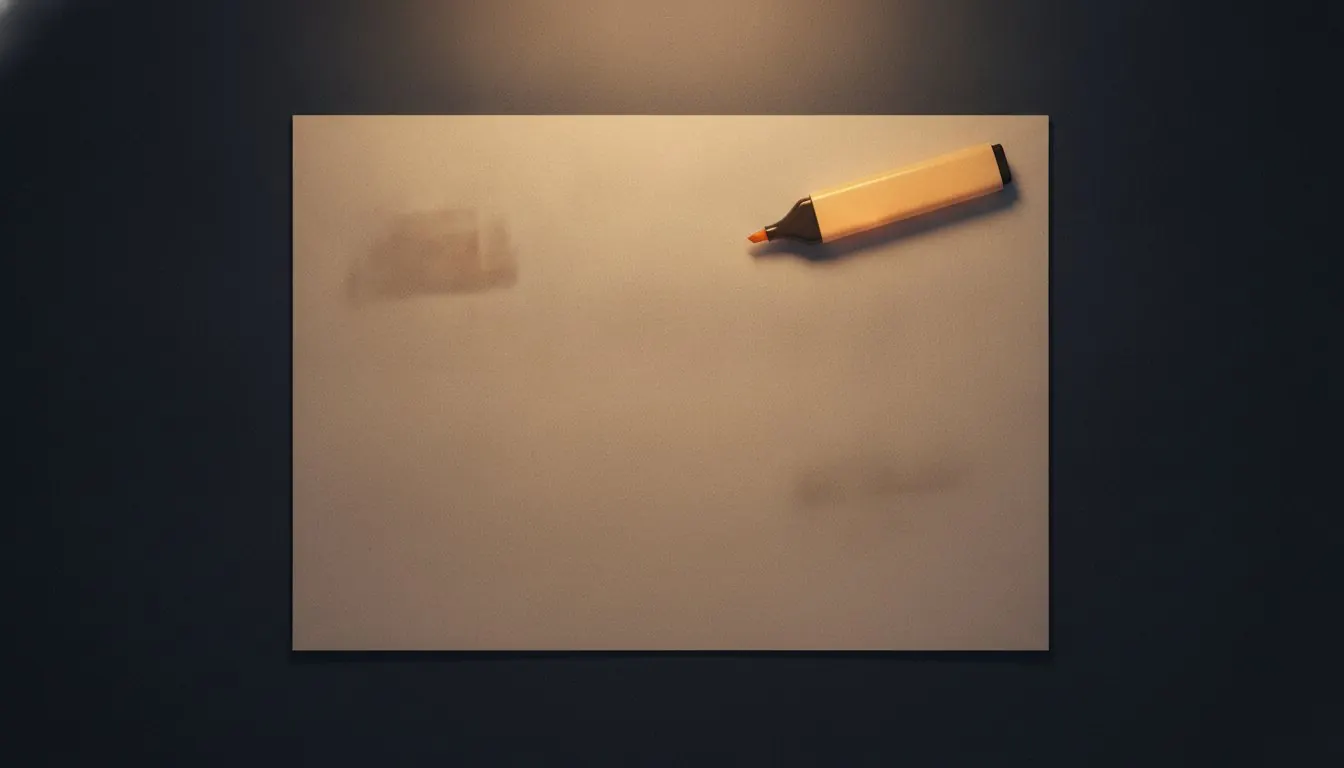 A document seen from behind with faint information showing through
